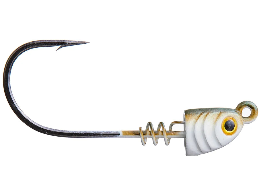 3/16 oz Black Pumpkin Head Fishing Jigs - 3/0 Hooks