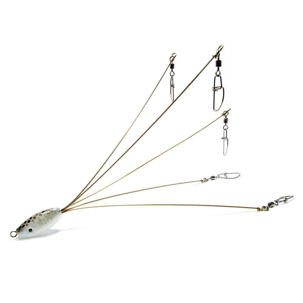 5 x PIKE RIGS - WIRE TRACE - Fishing Dead Bait Rig! SIZE 2 4 6 8 + FREE  GIFT!